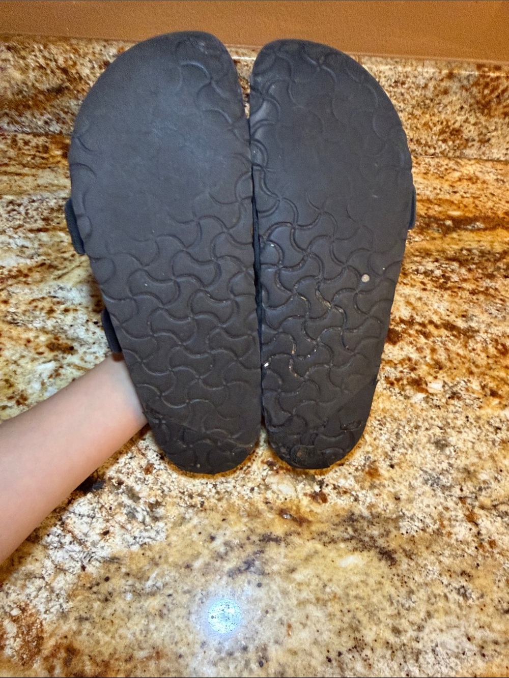 Birkenstock Black Two-Strap Leather Sandals - Picture 6 of 6